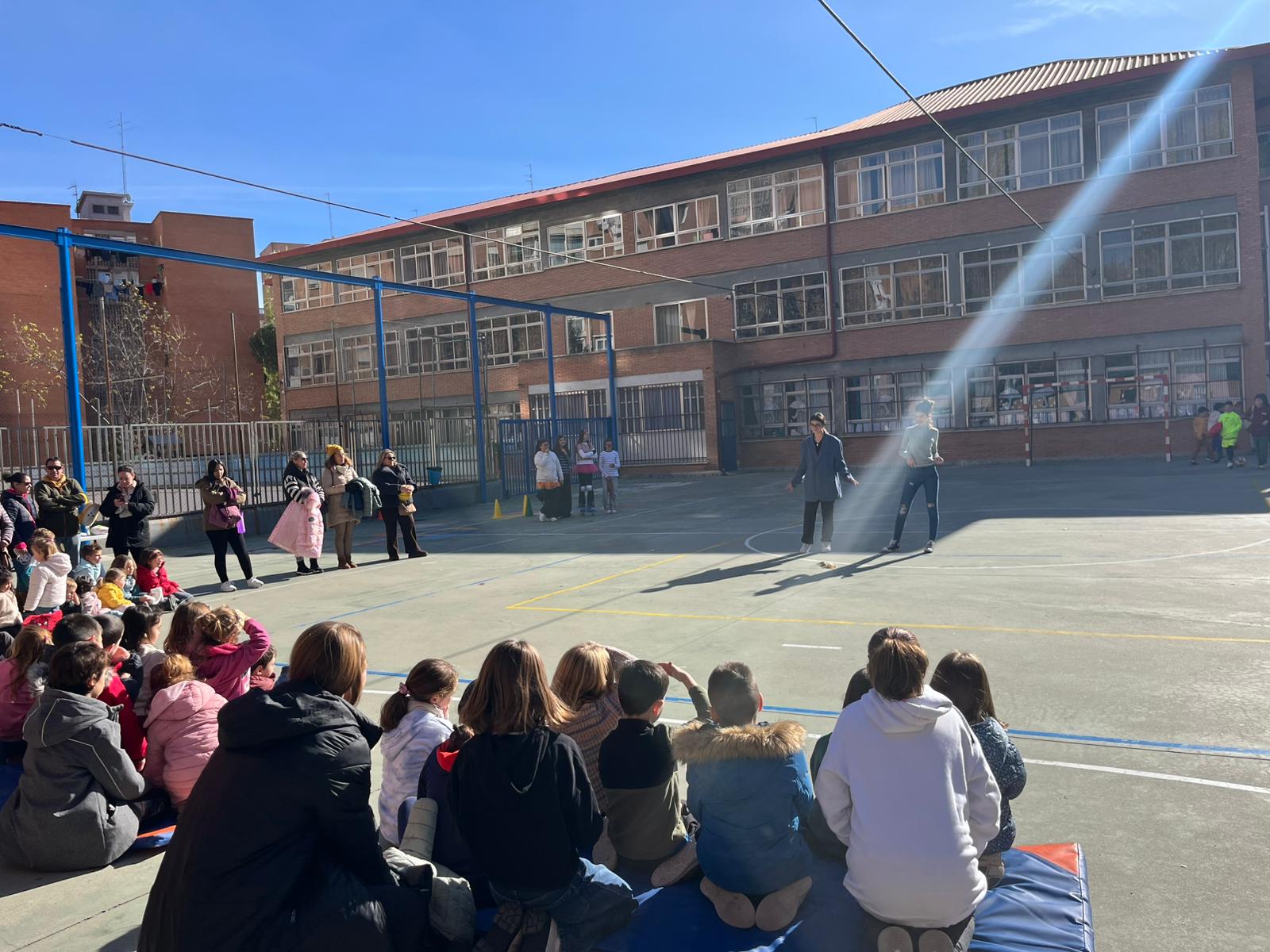 imagen de nuestros alumnos en el paito