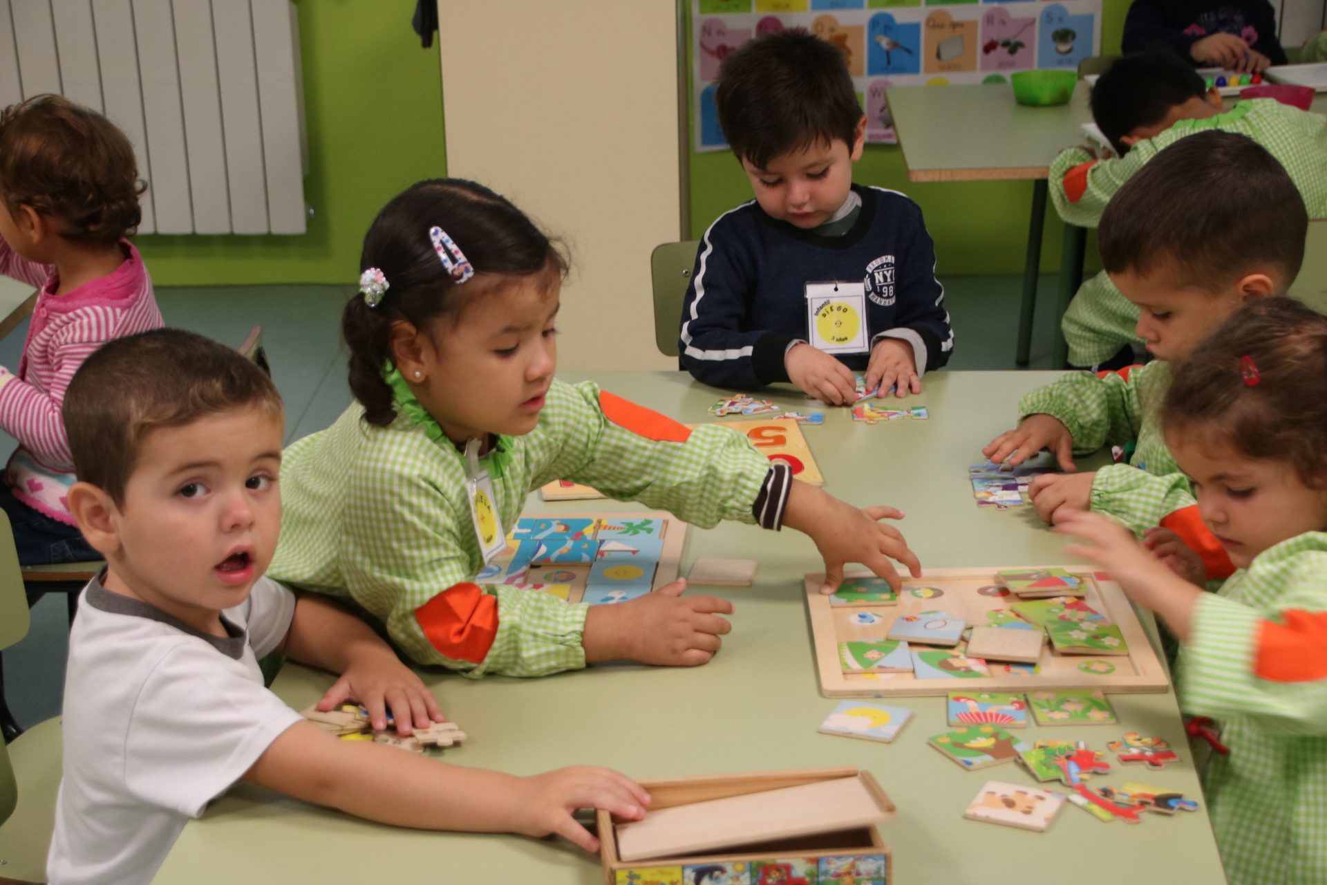 imagen de los alumnos de infantil
