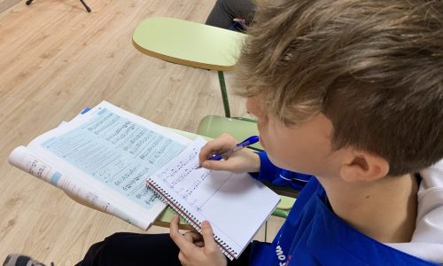 imagen del aula de música