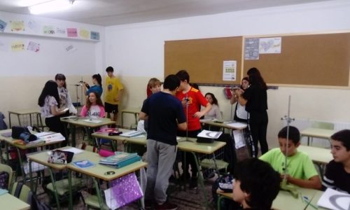 imagen de un aula de primaria